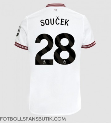 West Ham United Tomas Soucek #28 Replika Bortatröja 2023-24 Kortärmad